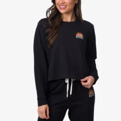 Reef Becca French Terry Pullover -Reef 3FWKJ07500423 BLK 01