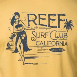 Reef Malibu Short Sleeve T-Shirt -Reef 3RMEN0552YEL DTL2 scaled