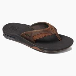REEF Fanning Leather Strap Sandal - Men's