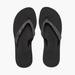 Reef Star Cushion Sassy In Blac Sandals