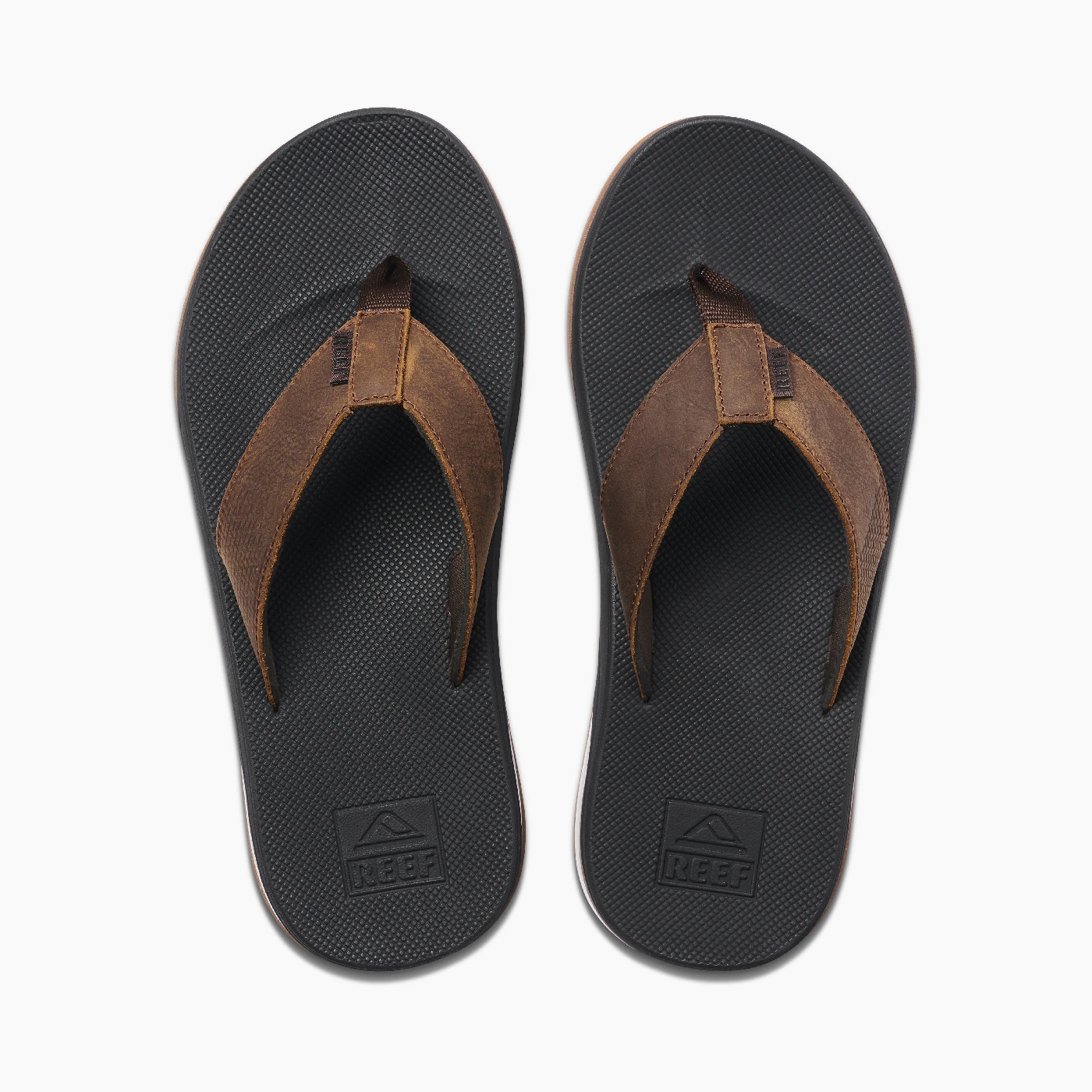 Reef Leather Fanning Low In Dark Brown Sandals 1 Reef Leather Fanning Low In Dark Brown Sandals