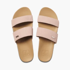 Reef Cushion Bounce Vista Suede In Pink Sandals