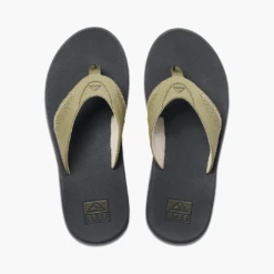 Reef Fanning In Deep Olive (Deo) Sandals
